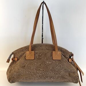 Stylish Brown Patterned Handbag